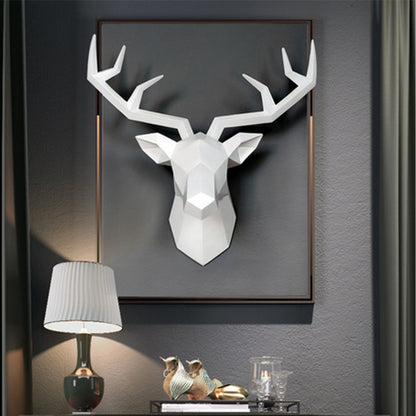 Elk Head Wall Hanging Deer Head Wall Decoration