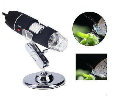 PORTABLE USB DIGITAL ELECTRONIC MICROSCOPE 8 LED MAGNIFIER 1000X VIDEO CAMERA