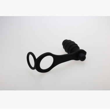 Silicone Vibrating Butt Plug & Cock Ring F