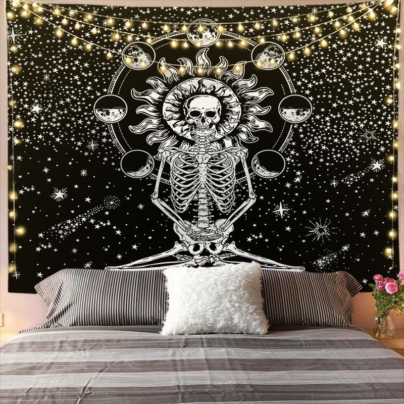 Mandala Tapestry for Home Decor White Black Sun And Moon Tapestry Wall Hanging Gossip Tapestries Bedroom