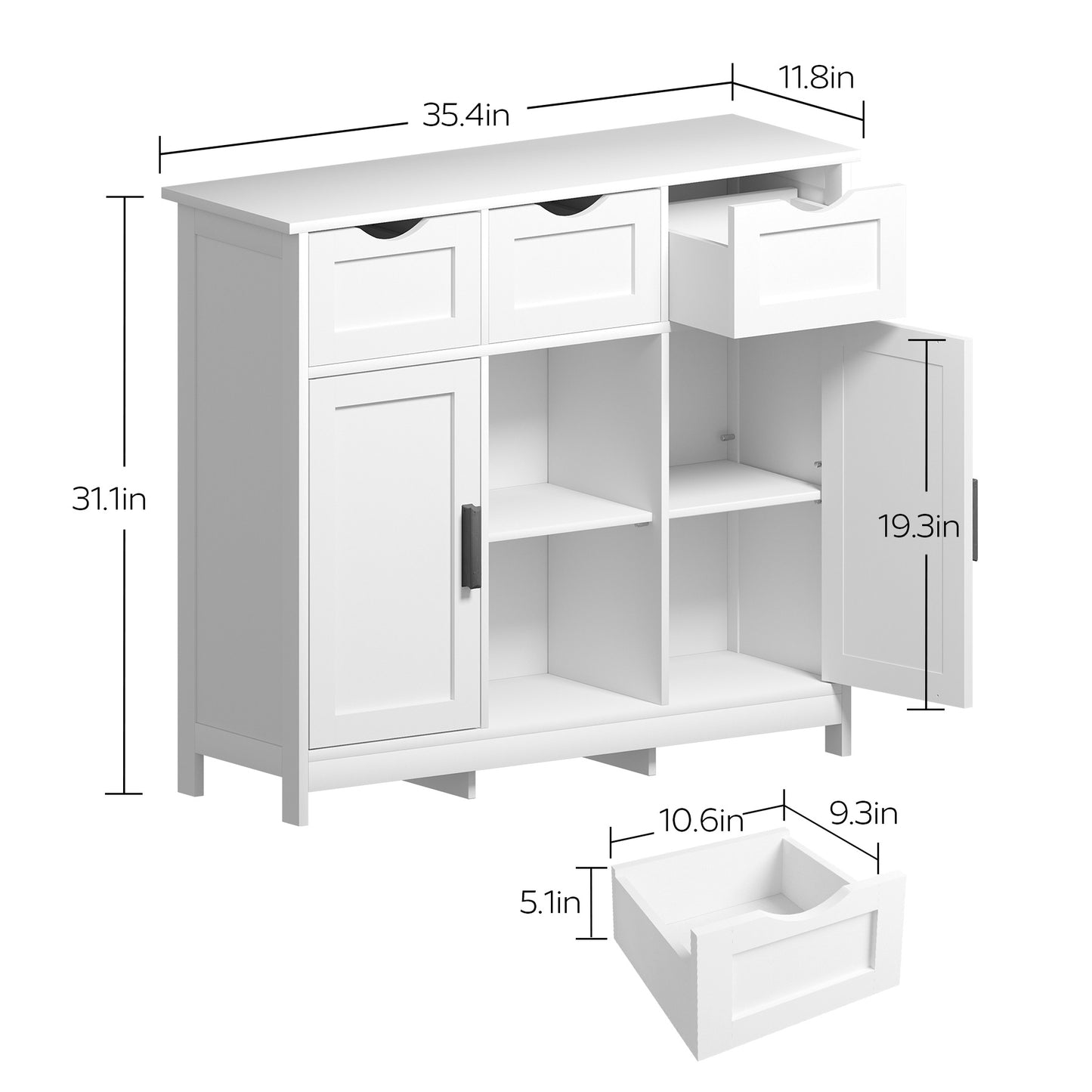 Cabinets With Drawers And Shelves, Living Room, Bedroom, Bathroom Decor Cabinets Furniture Home Decor